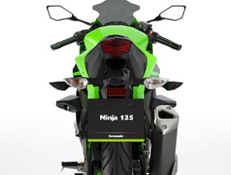 2019 Ninja 125 - Lime Green